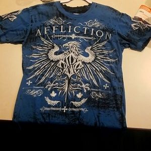 XL Affliction George St. Pierre Reversible Shirt.